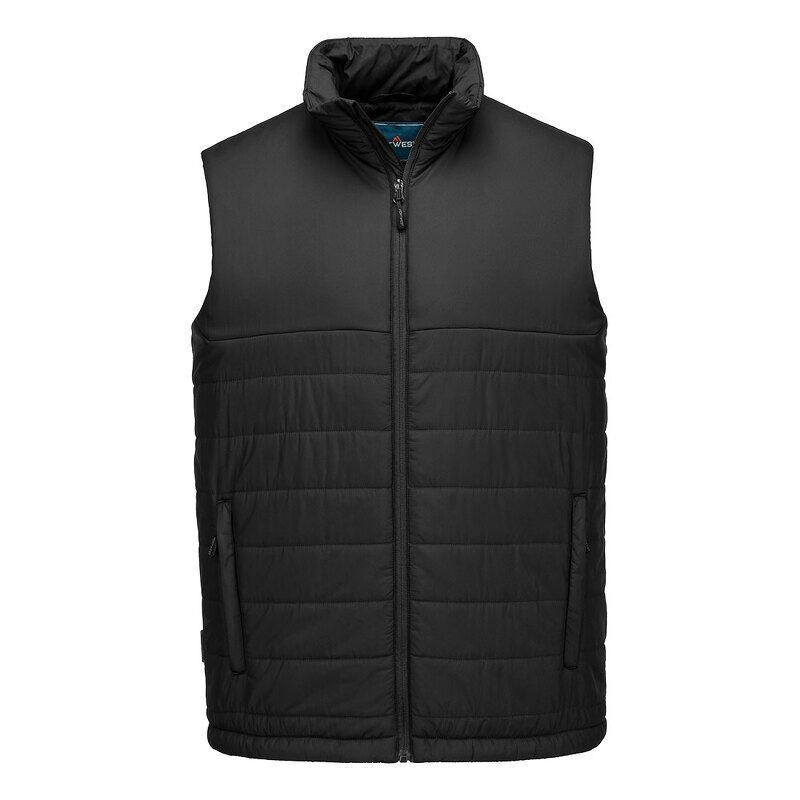 Portwest  Professional Insulated Baffle Gilet (Black / M / Regular Fit)