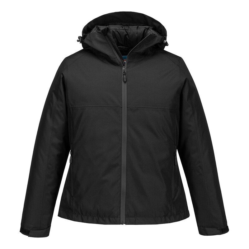 Portwest Professional Ladies Winter Jacket (Black / M / Regular Fit)