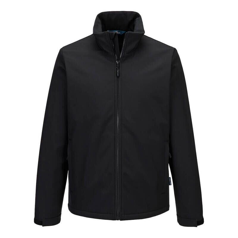 Portwest Heated 3 Layer Softshell Jacket (Black / XL / Regular Fit)