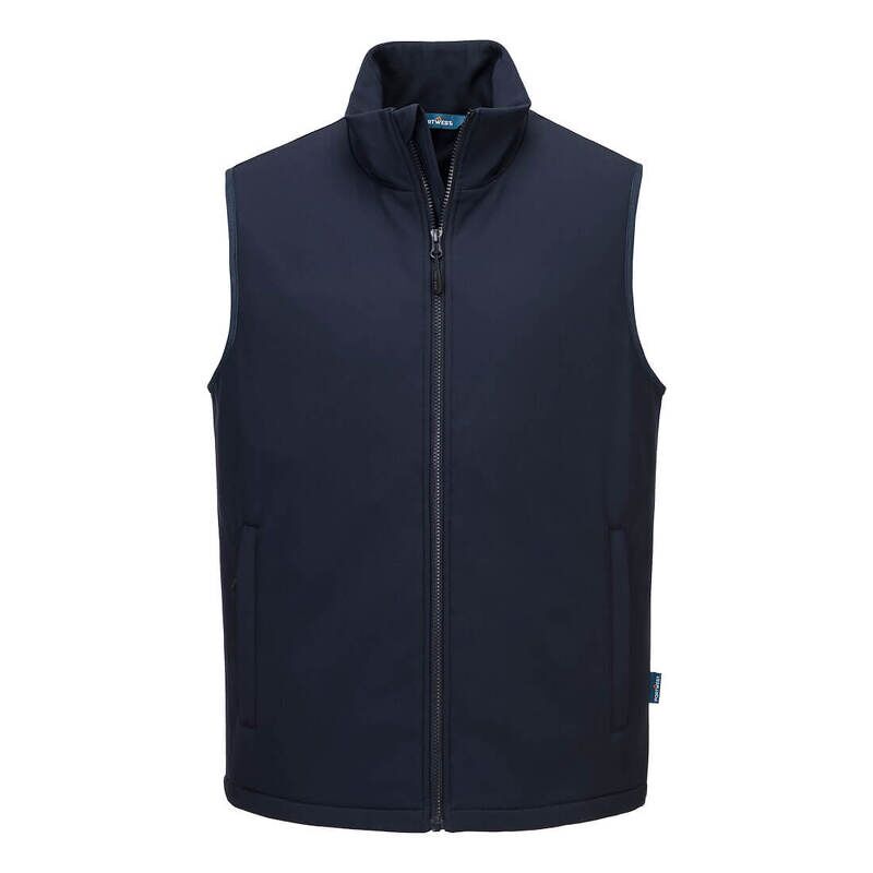 Portwest Heated Softshell Gilet (Navy / L / Regular Fit)