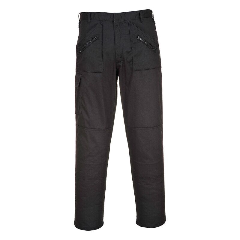 Portwest Action Trousers (Black / 54 / Regular Fit)