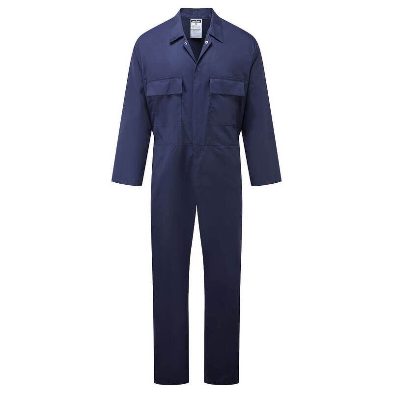 Portwest Euro Work Coverall (Navy / M/ Short Fit)