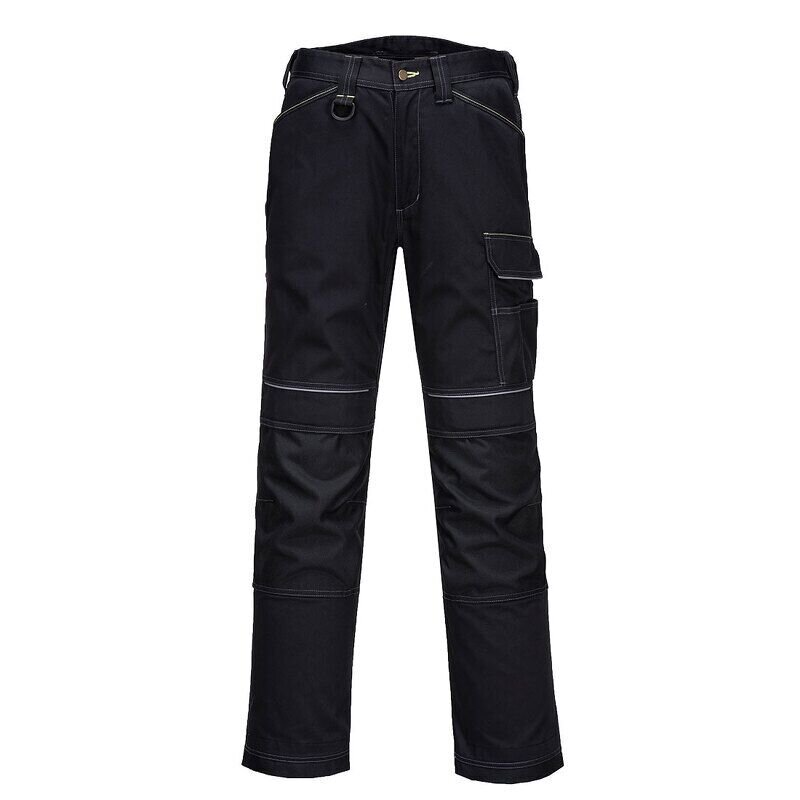 Portwest PW3 Work Trousers (Black / 28 / Regular Fit)