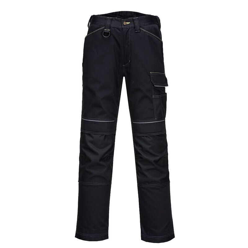 Portwest PW3 Work Trousers (Black Short / 38 / Short Fit)