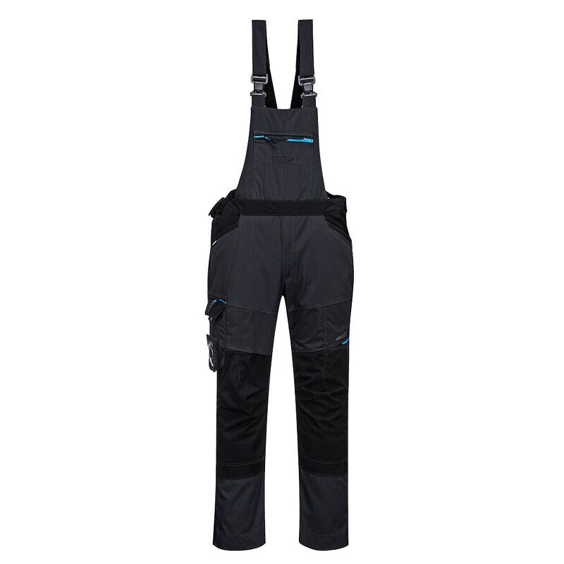 Portwest WX3 Bib and Brace (Metal Grey / XL / Regular Fit)
