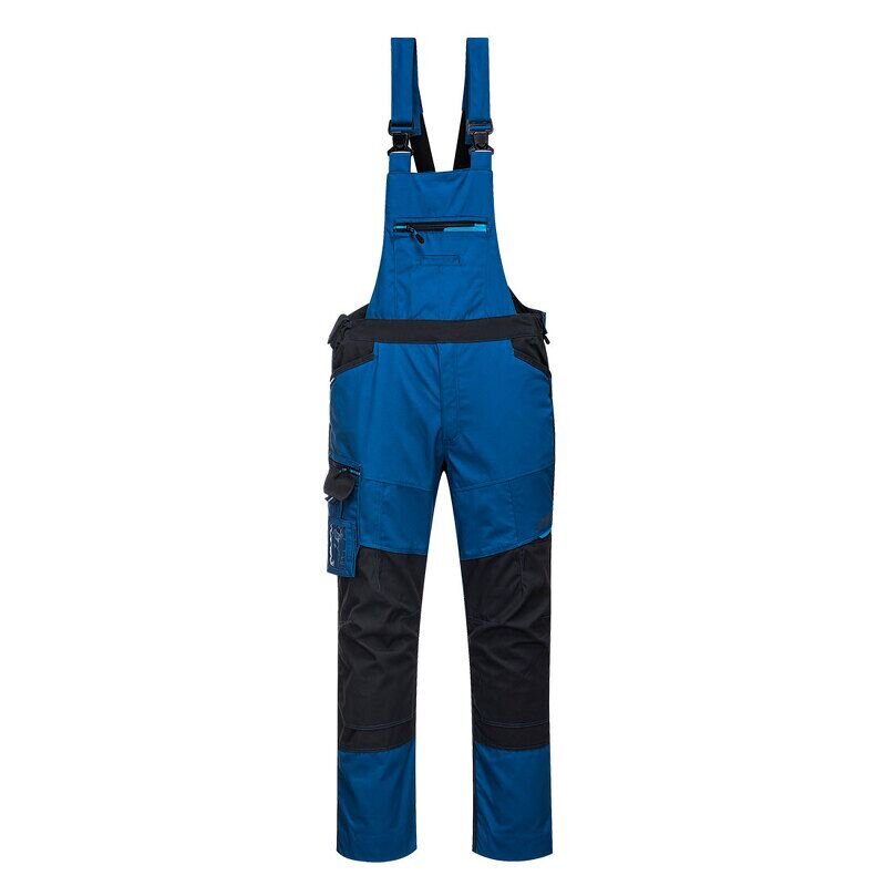 Portwest WX3 Bib and Brace (Persian Blue / XXL / Regular Fit)