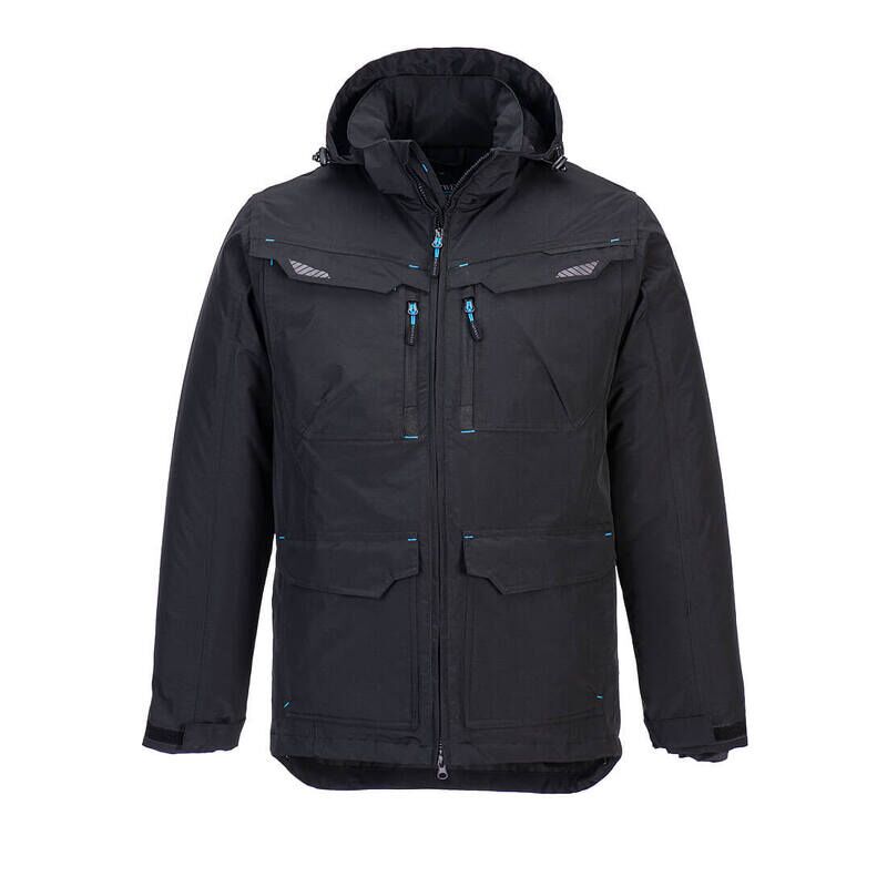 Portwest WX3 Winter Jacket (Black / S / Regular Fit)