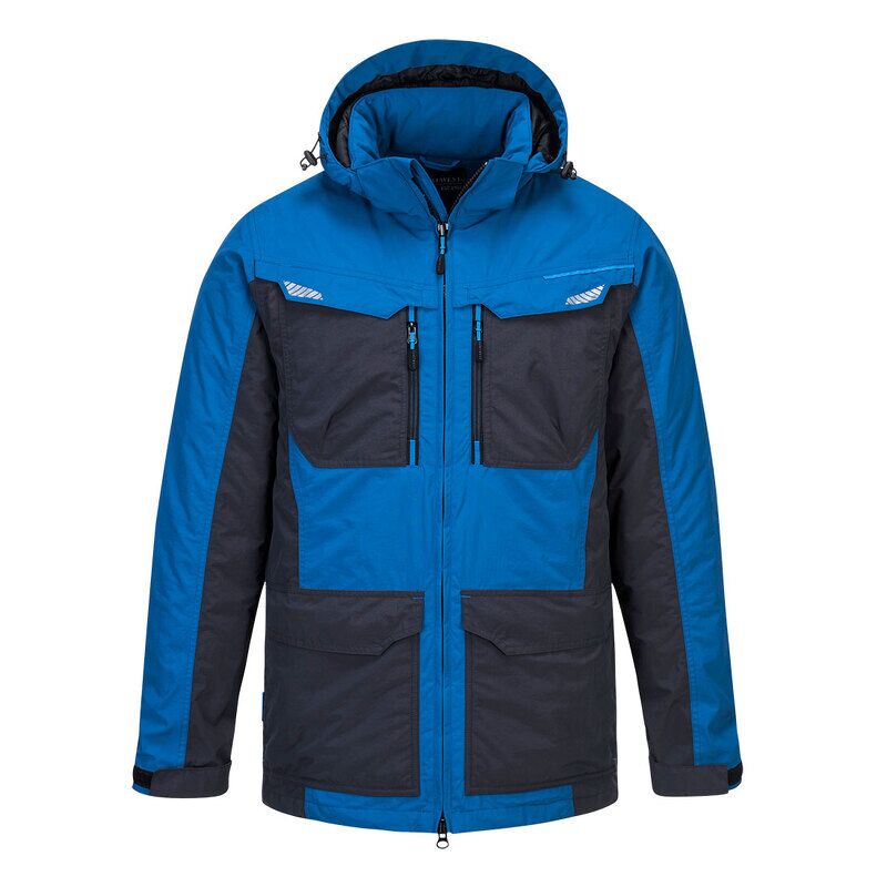 Portwest WX3 Winter Jacket (Persian Blue / XL / Regular Fit)