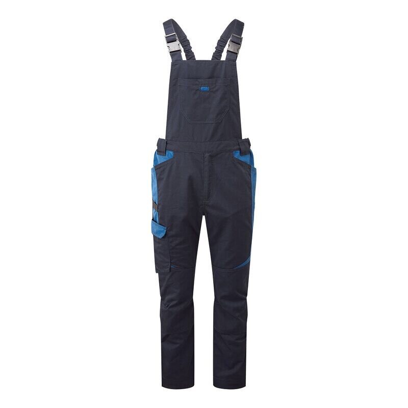 Portwest WX3 Industrial Wash Bib and Brace (Navy / XXXL / Regular Fit)