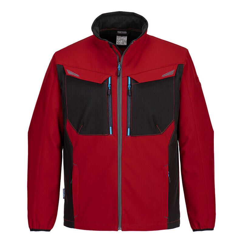 Portwest WX3 Softshell Jacket (3 Layers) (Deep Red / XL / Regular Fit)