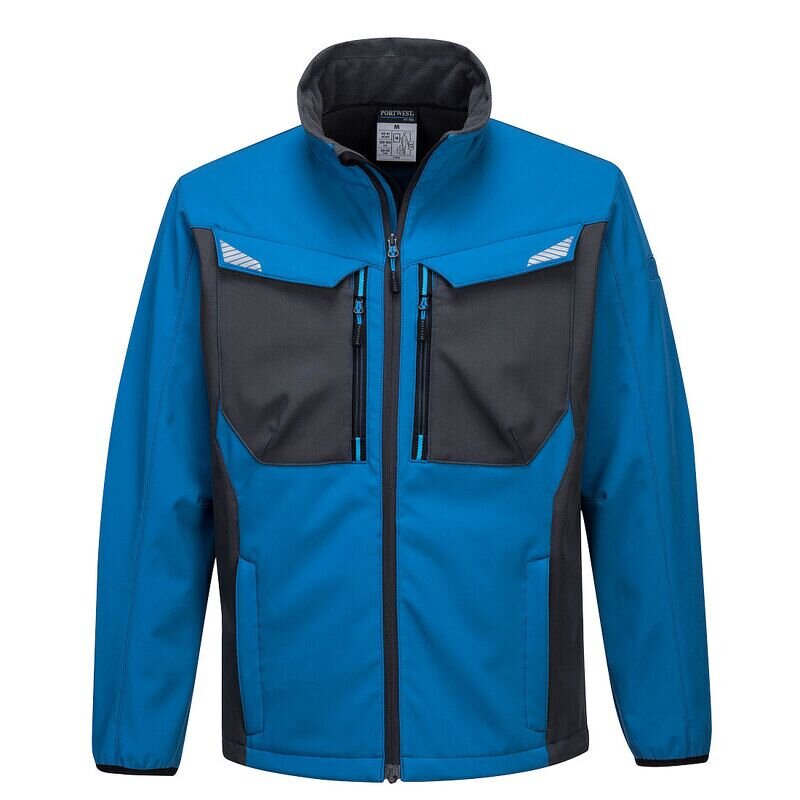 Portwest WX3 Softshell Jacket (3 Layers) (Persian Blue / S / Regular Fit)