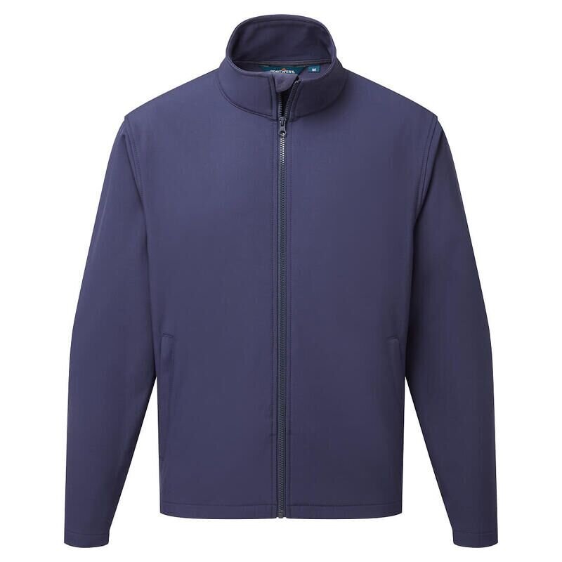 Portwest Print and Promo Softshell Jacket (2 Layers) (Navy / L / Regular Fit)