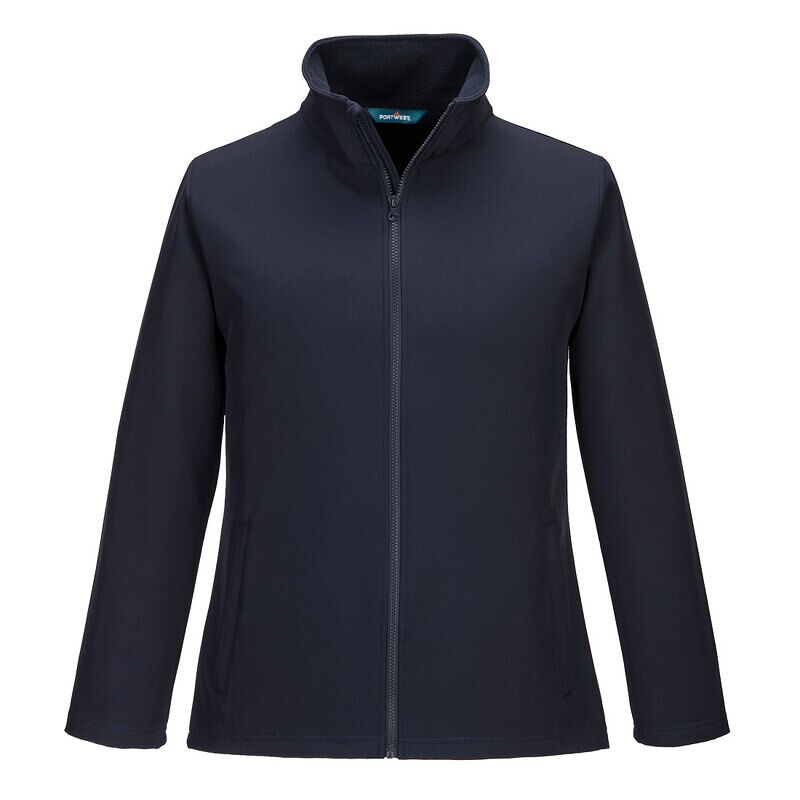 Portwest Ladies Print and Promo Softshell Jacket (2 Layers) (Navy / L / Regular Fit)