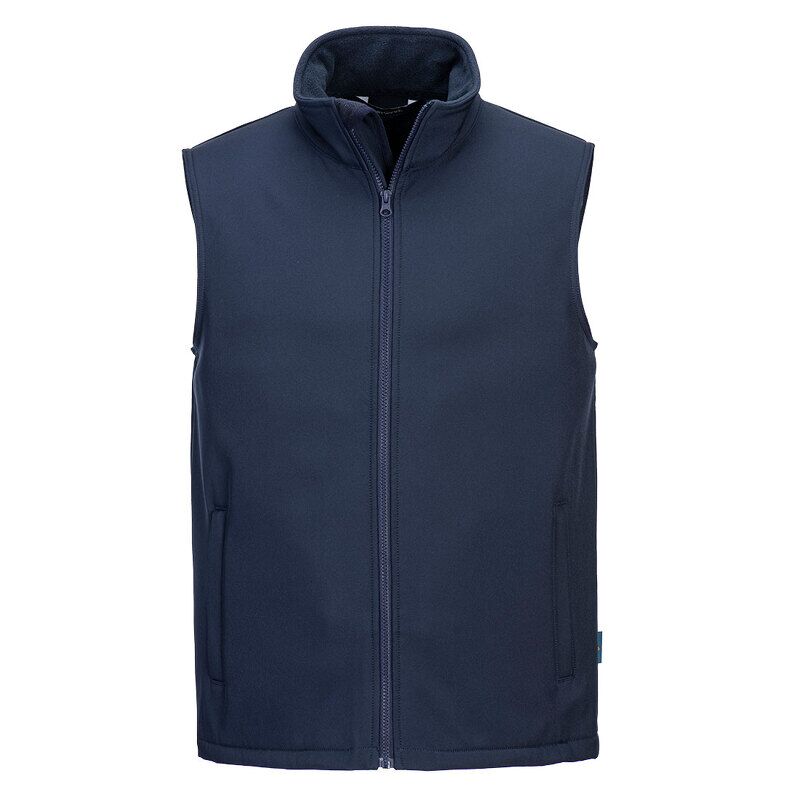 Portwest Print and Promo Softshell Gilet (2 Layers) (Navy / XXL / Regular Fit)