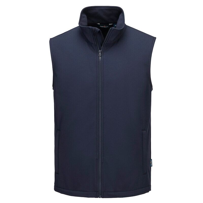Portwest Print and Promo Softshell Gilet (2 Layers) (Navy / 5XL / Regular Fit)