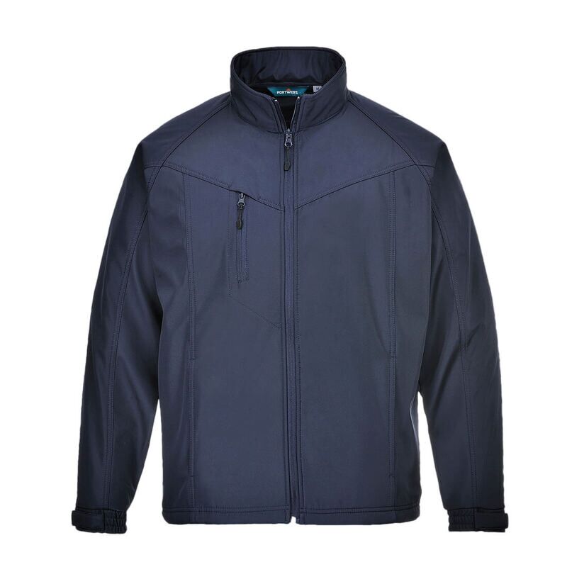 Portwest Oregon Softshell Jacket (3 Layers) (Navy / L / Regular Fit)