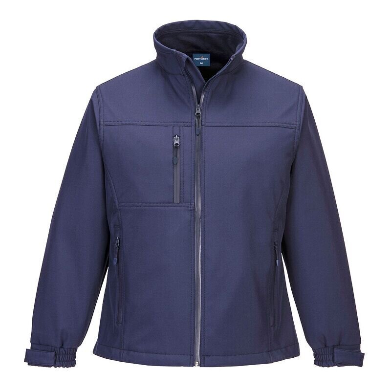Portwest Charlotte Ladies Softshell Jacket (3 Layers) (Navy / M / Regular Fit)