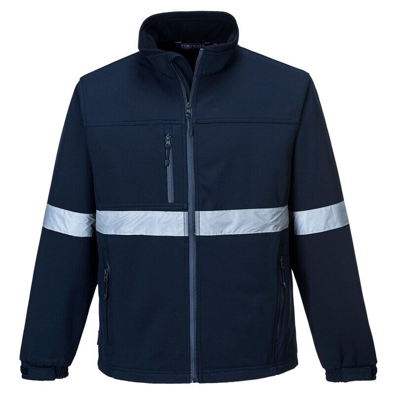 Portwest IONA Softshell Jacket (3 Layers) (Navy / M / Regular Fit)