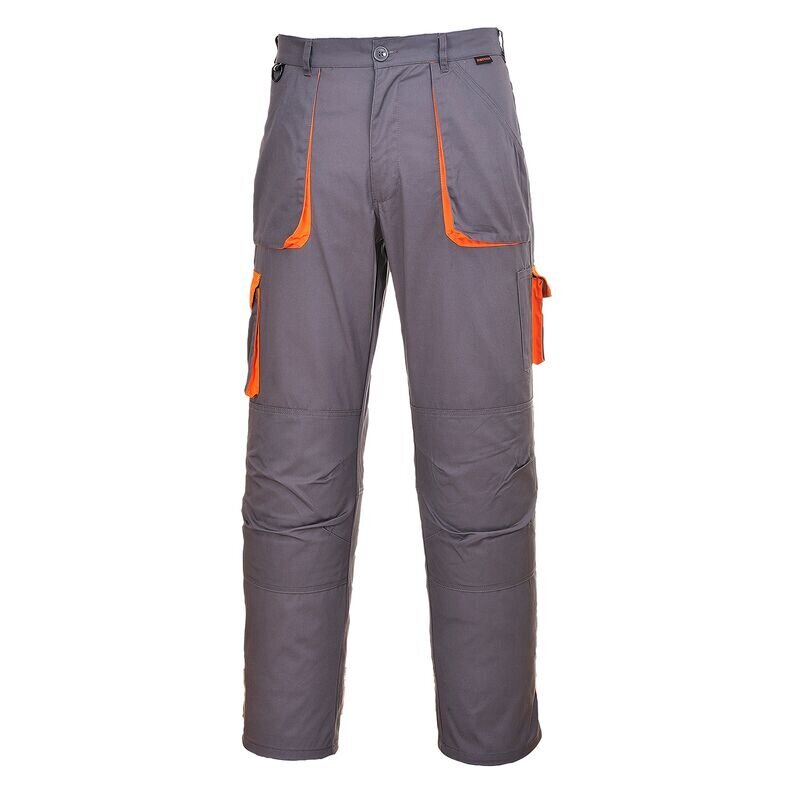 Portwest Texo Contrast Trousers (Grey / XL / Tall Fit)