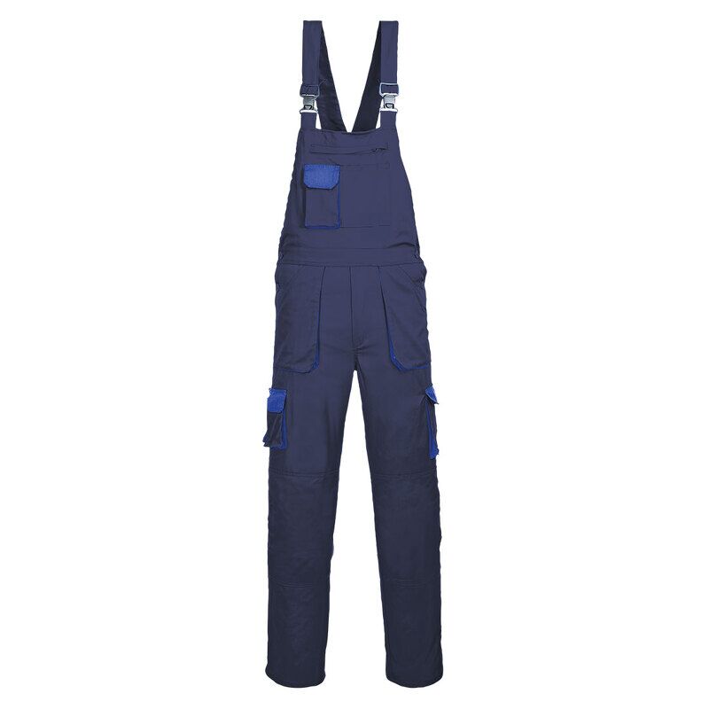 Portwest Texo Contrast Bib and Brace (Navy / S / Regular Fit)