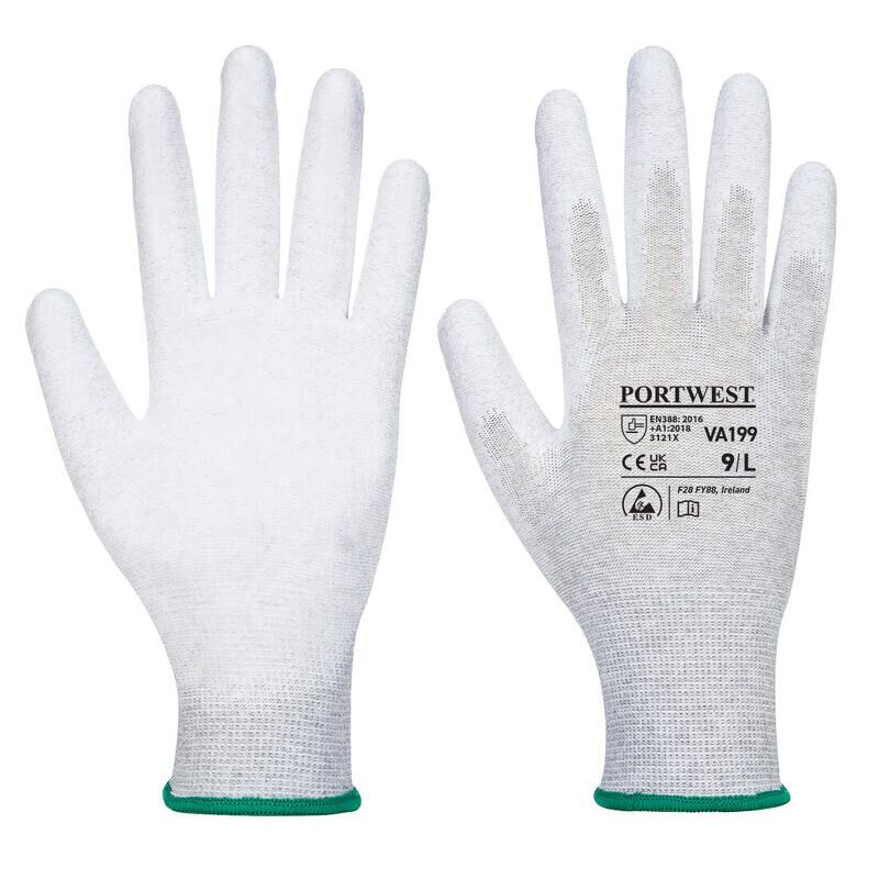 Portwest Vending Antistatic PU Palm Glove (Grey / XXS / R)